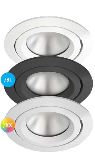 adjustable black spotlight