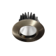 brushed nickel fire rated LED downlight spotlight