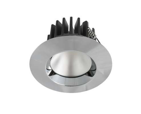 polished chrome fire rated downlight spotlight